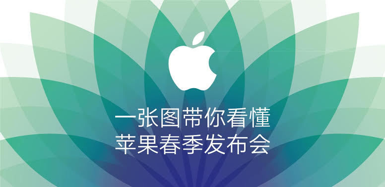 一張圖帶你看懂蘋(píng)果春季發(fā)布會(huì)
