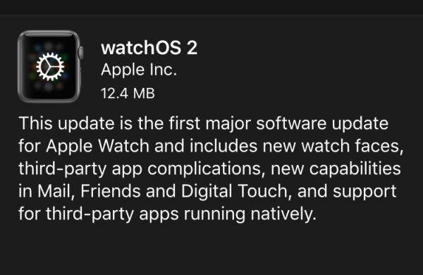 watchOS 2 正式版推送來臨，你的Apple Watch升級了嗎？