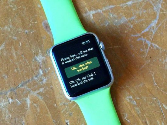 文字冒險(xiǎn)游戲與Apple Watch將是天生一對？