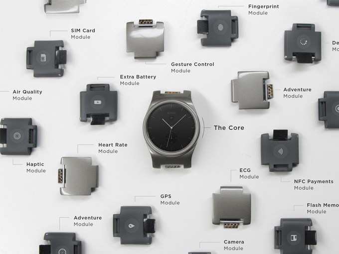 來(lái)看看模塊化手表Blocks Wearable