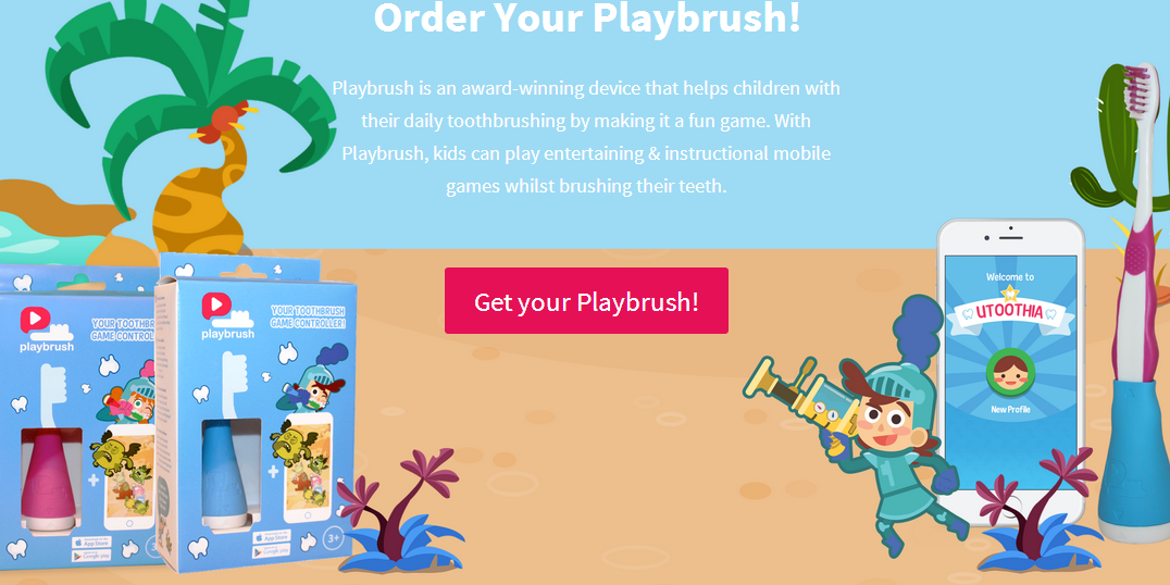 游戲是最好的老師，Playbrush 推出能玩游戲的兒童智能牙刷