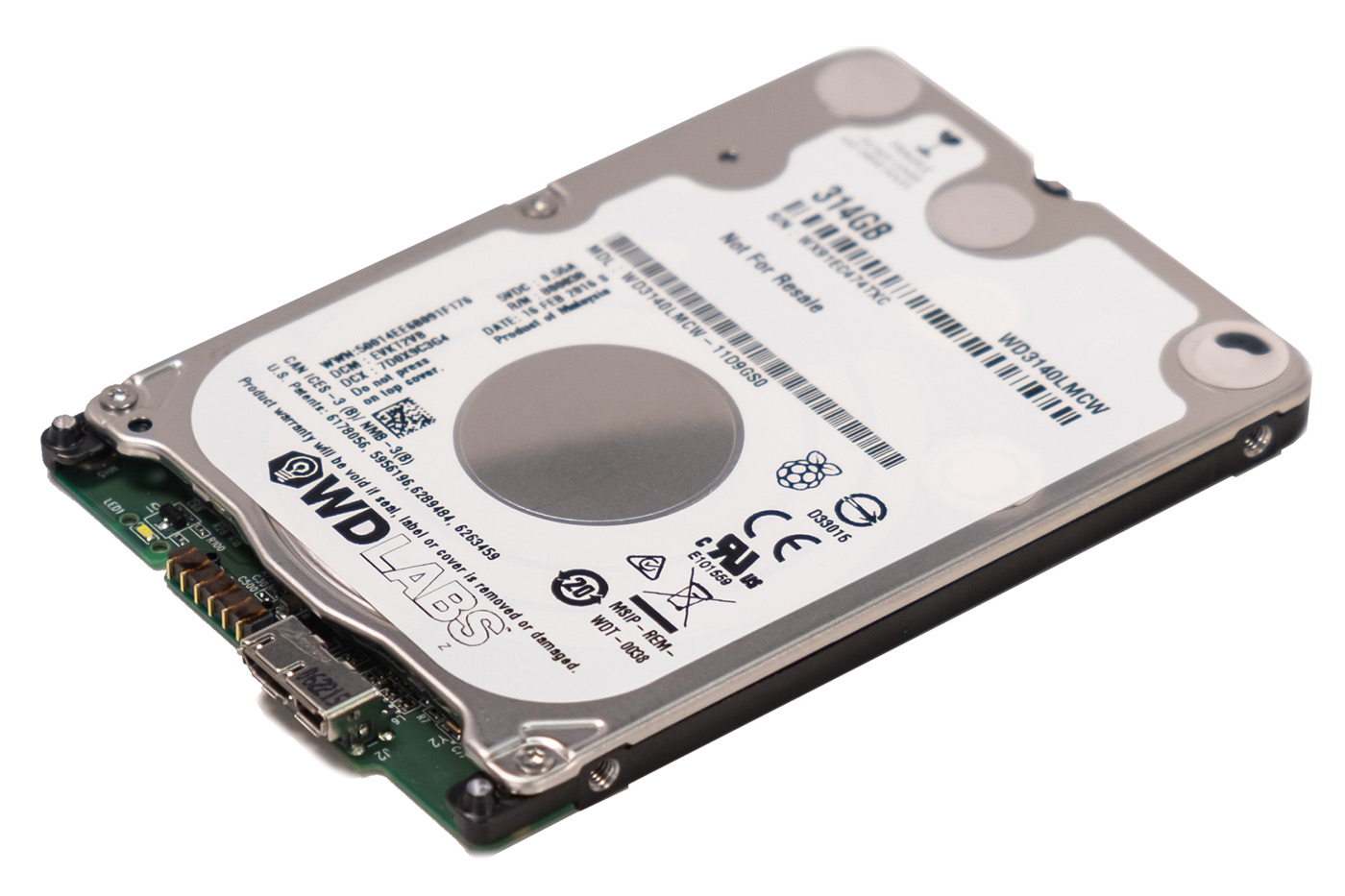 WD 要讓小小的 Raspberry Pi，擁有大大的 314GB 存儲(chǔ)空間