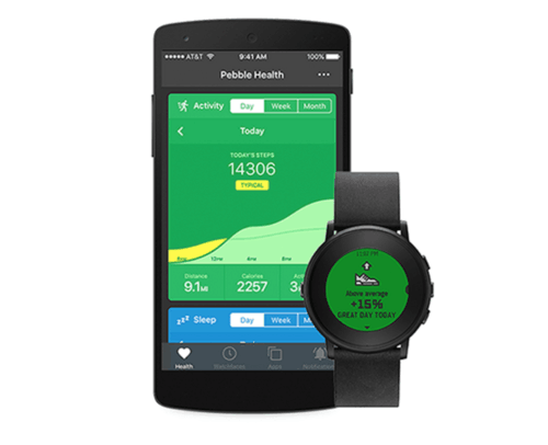 Fitbit遇新對(duì)手？Pebble智能手表更多能