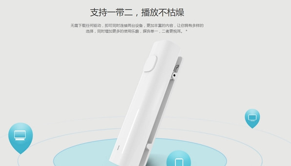 99元！小米藍(lán)牙音頻接收器發(fā)布 有線秒變無線
