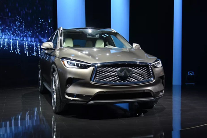 英菲尼迪QX50，豪華中型SUV全鋁一體車身