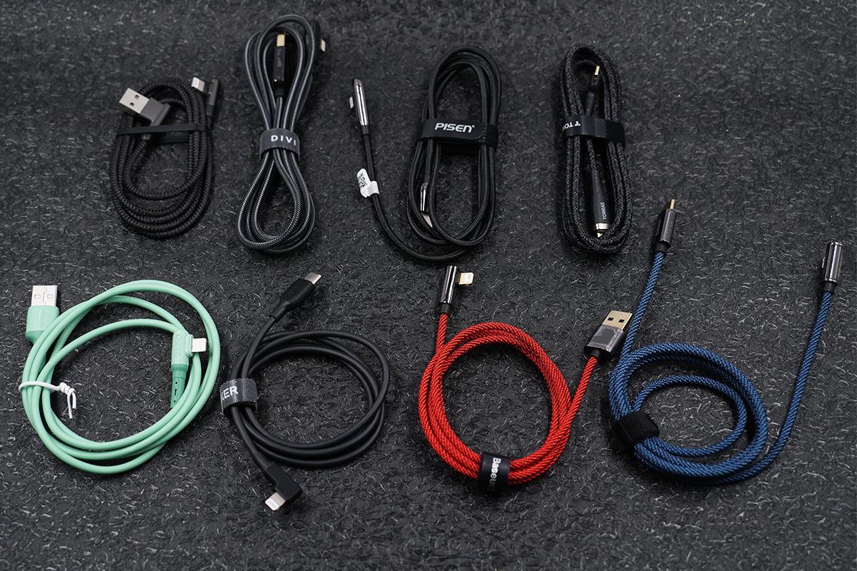 彎折頭蘋果充電線哪家強？市售8款主流產(chǎn)品對比橫評