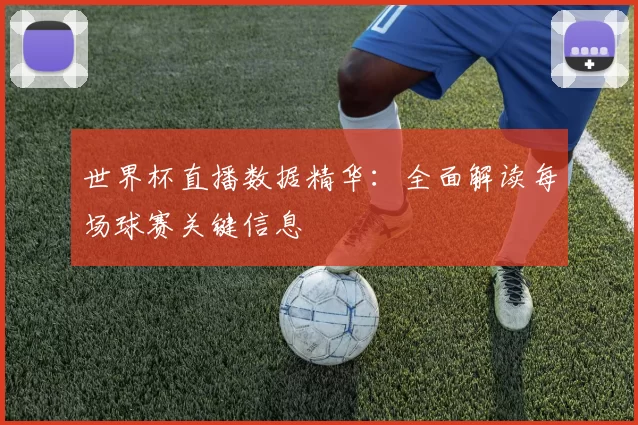 世界杯直播数据精华:全面解读每场球赛关键信息