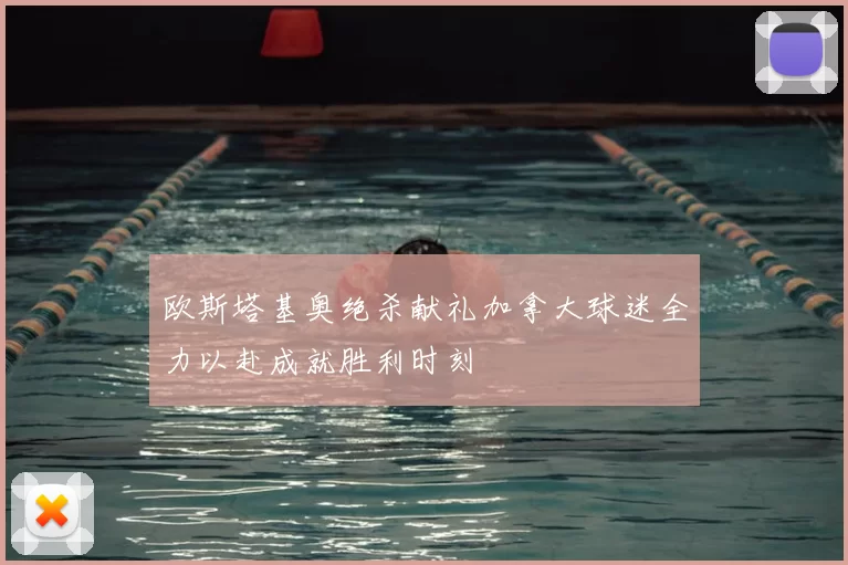 欧斯塔基奥绝杀献礼加拿大球迷全力以赴成就胜利时刻