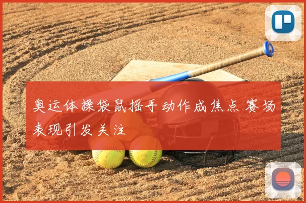 奥运体操袋鼠摇手动作成焦点 赛场表现引发关注